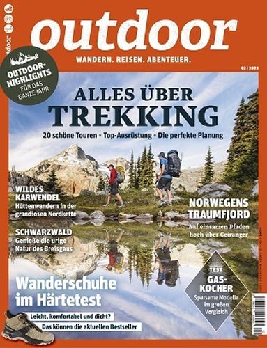 Cover: Outdoor Wandermagazin No 02 Februar 2023
