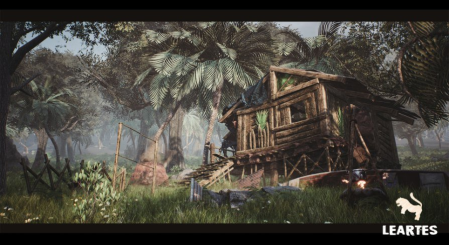 Unreal Engine Marketplace - Abandoned Hut in Tropical Island (4.2x)