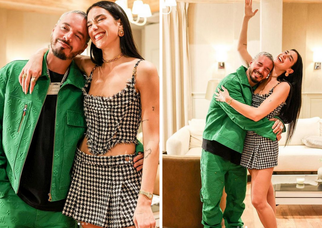 ¡J Balvin estuvo con Dua Lipa en el festival “Sunny Hill” de Kosovo!