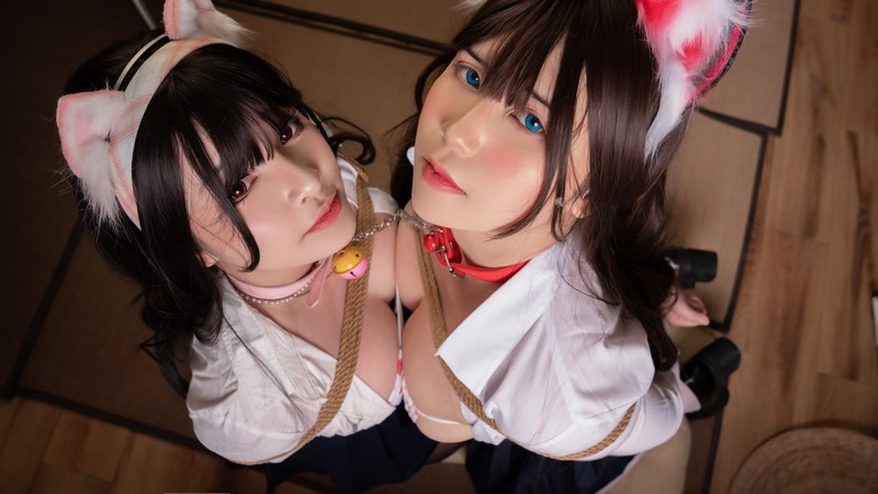 MiMi Chan & Uy 制服捆绑主题 Cosplay 写真合集【93P-11V-583.1M】插图5