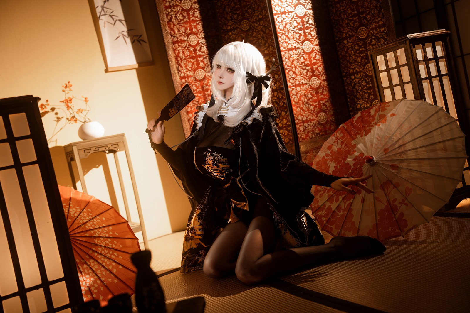 Seya-狮砸 – Nikke 布兰儿 和服 Cos 高清写真（12P-124.1MB）插图