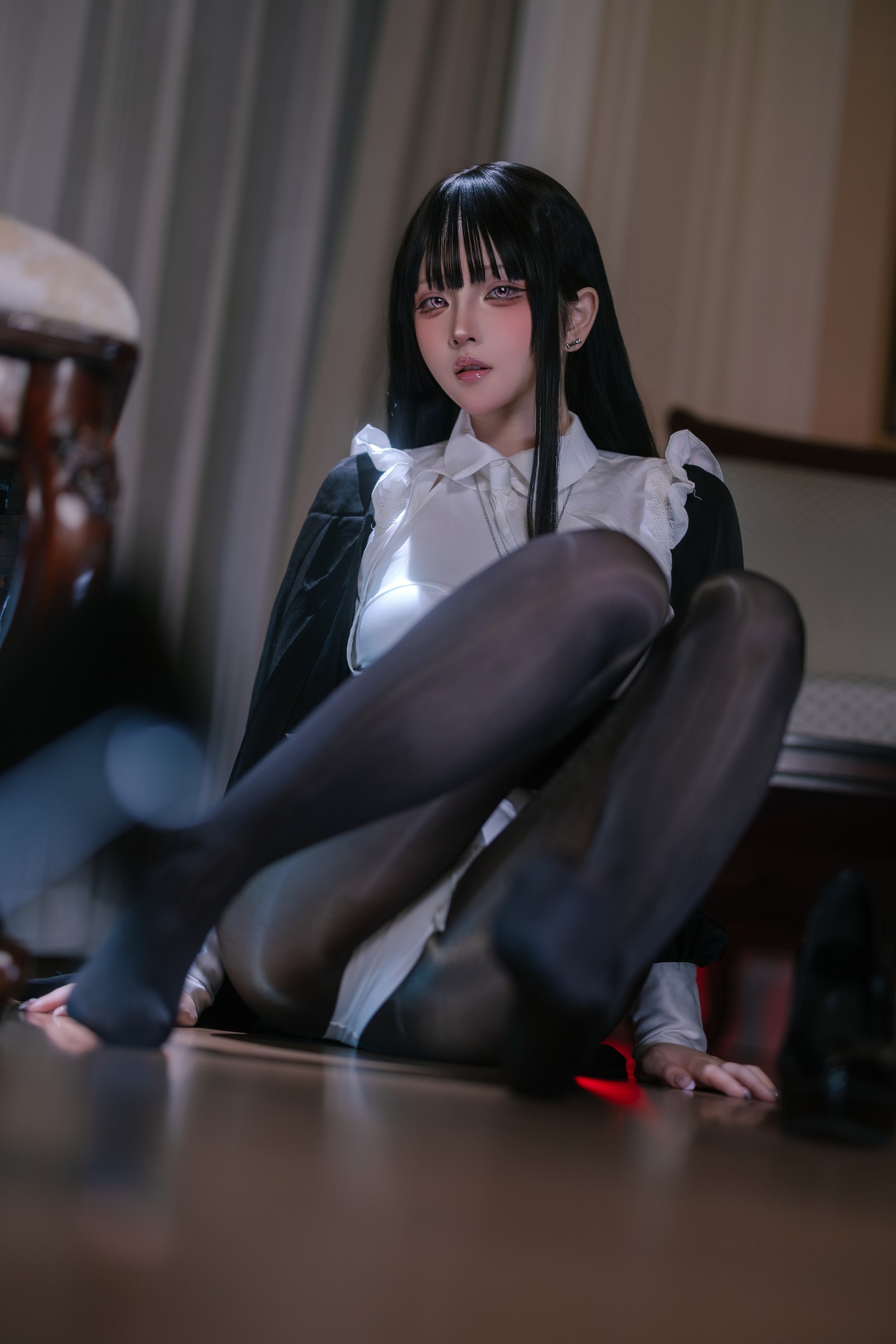 屿鱼 Yuyu 黑丝修女 Cosplay 写真合集（40P｜375MB）插图6