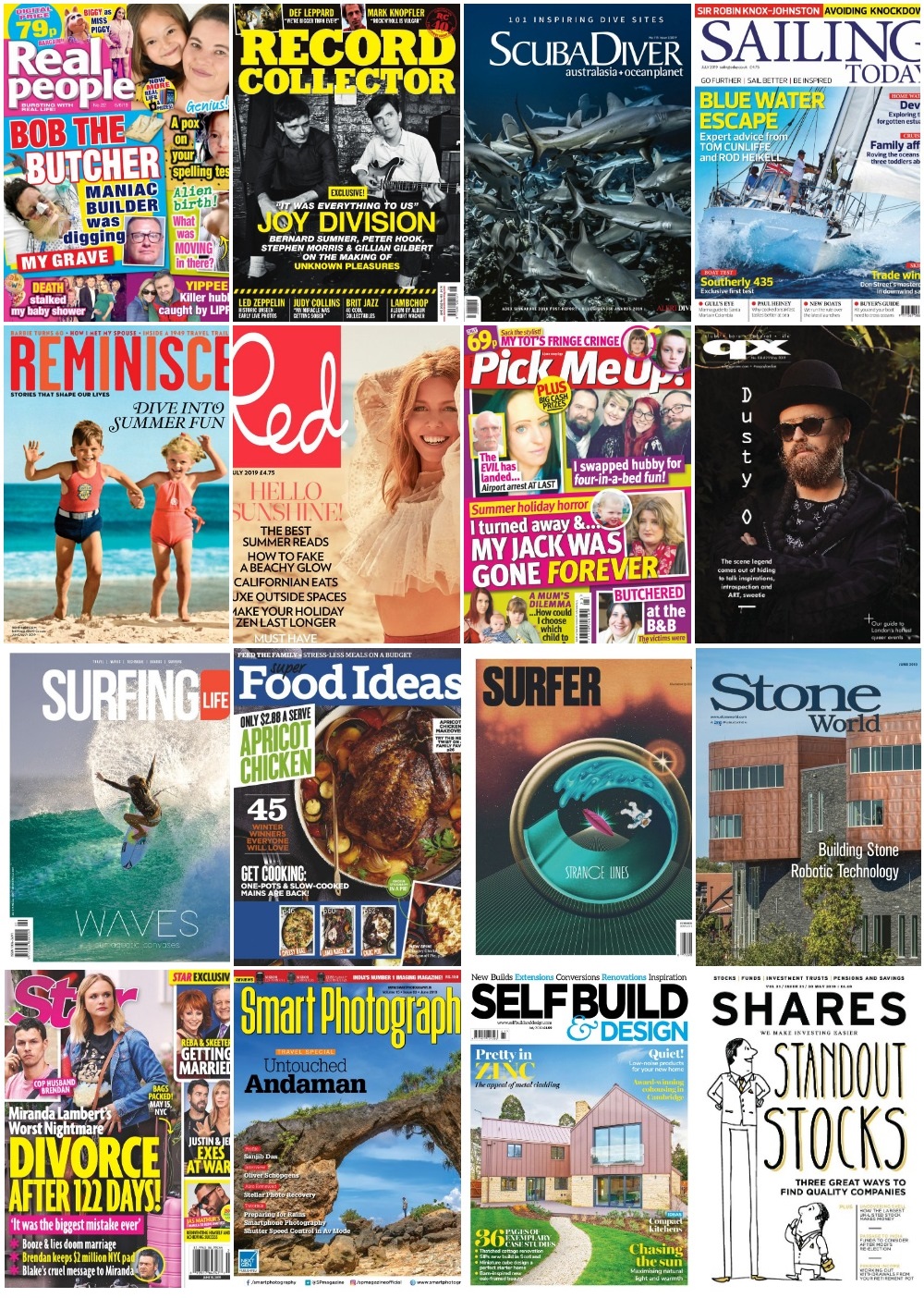 40 Assorted Magazines - June 14 2019