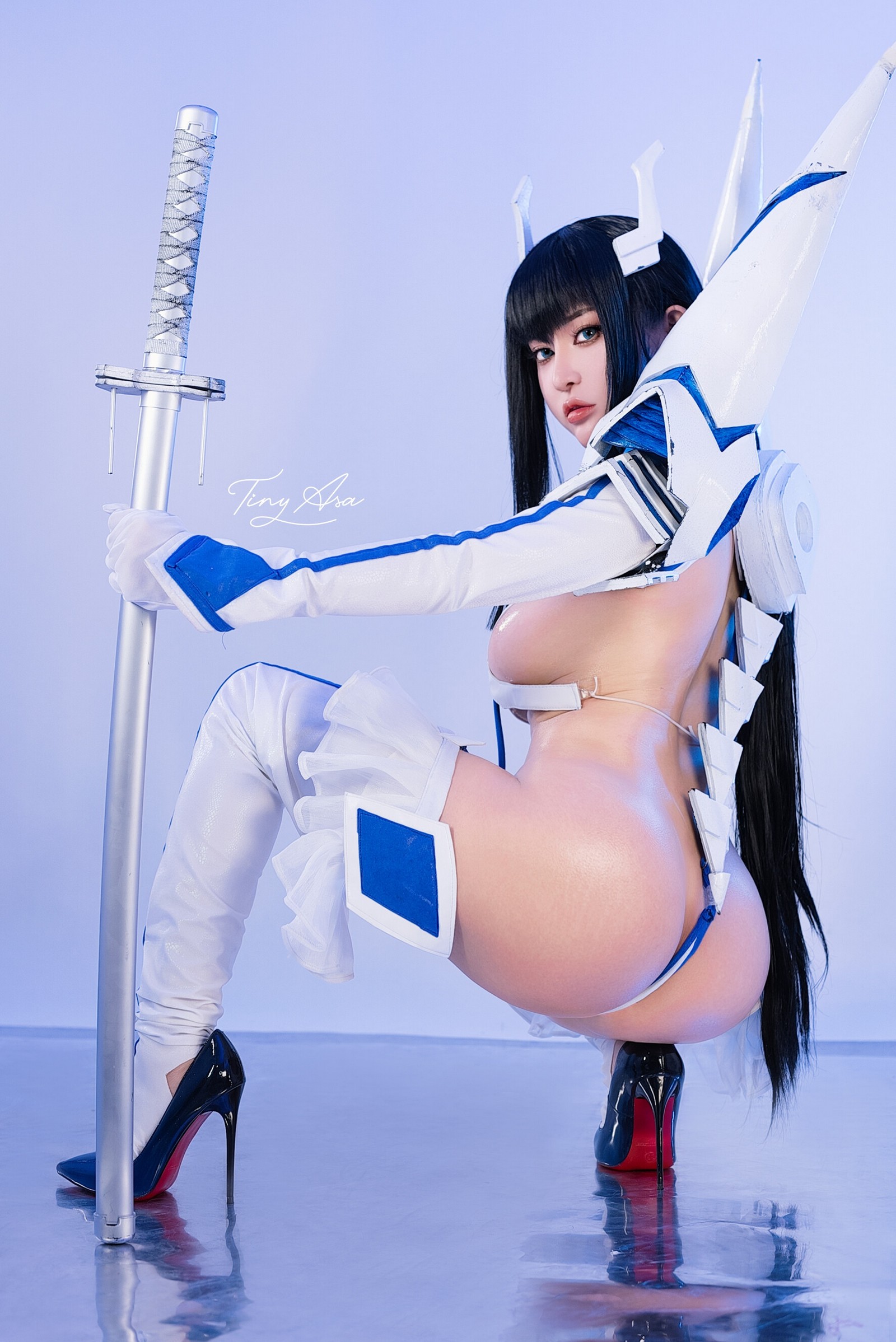 Tiny Asa – Satsuki Kiryuin 皐月 Cosplay 图包＋高清视频（33P7V-762MB）插图5