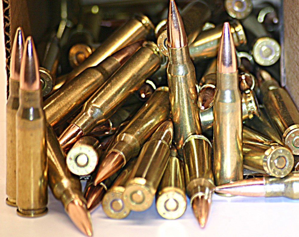 Lake city 7 62x51 m80 nato brass 147 grain fmj bulk 40 rounds rifle