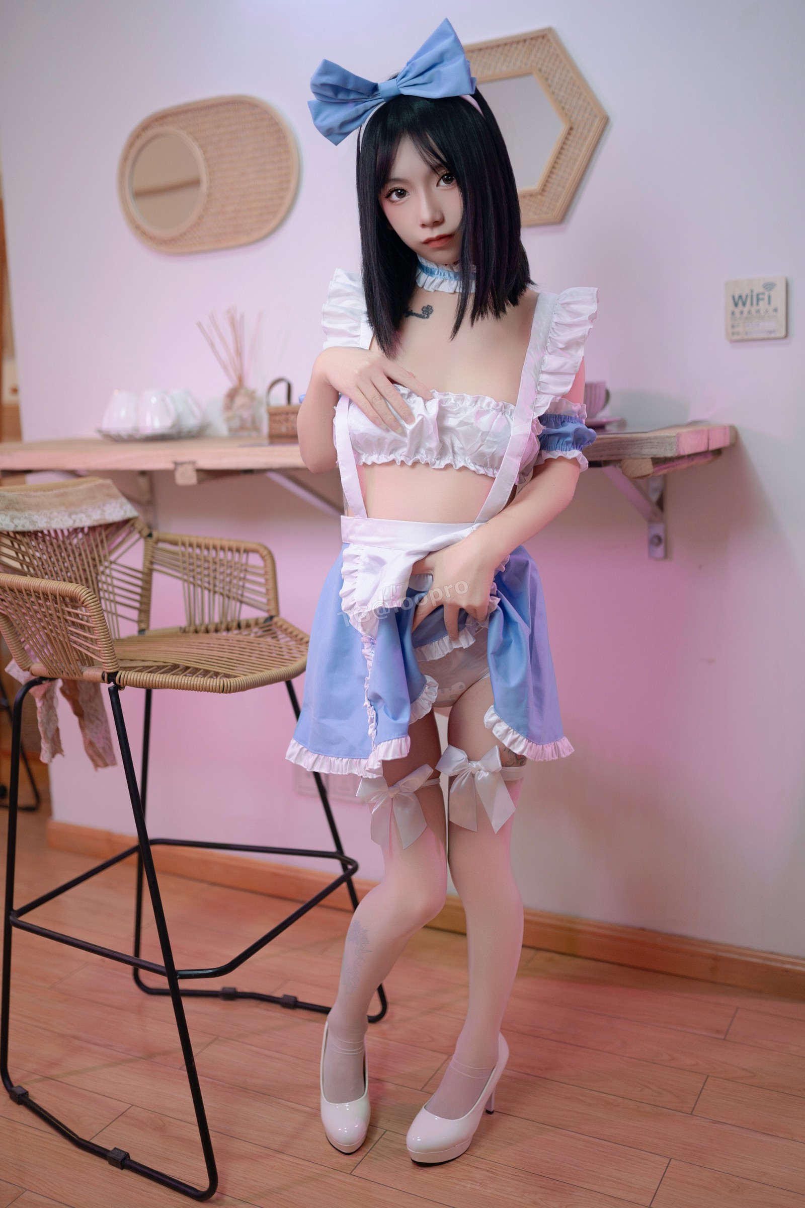 Bangni邦尼 – 双人女仆 Cosplay 高清写真集（69P-11V-891.6MB）Double Maid插图6