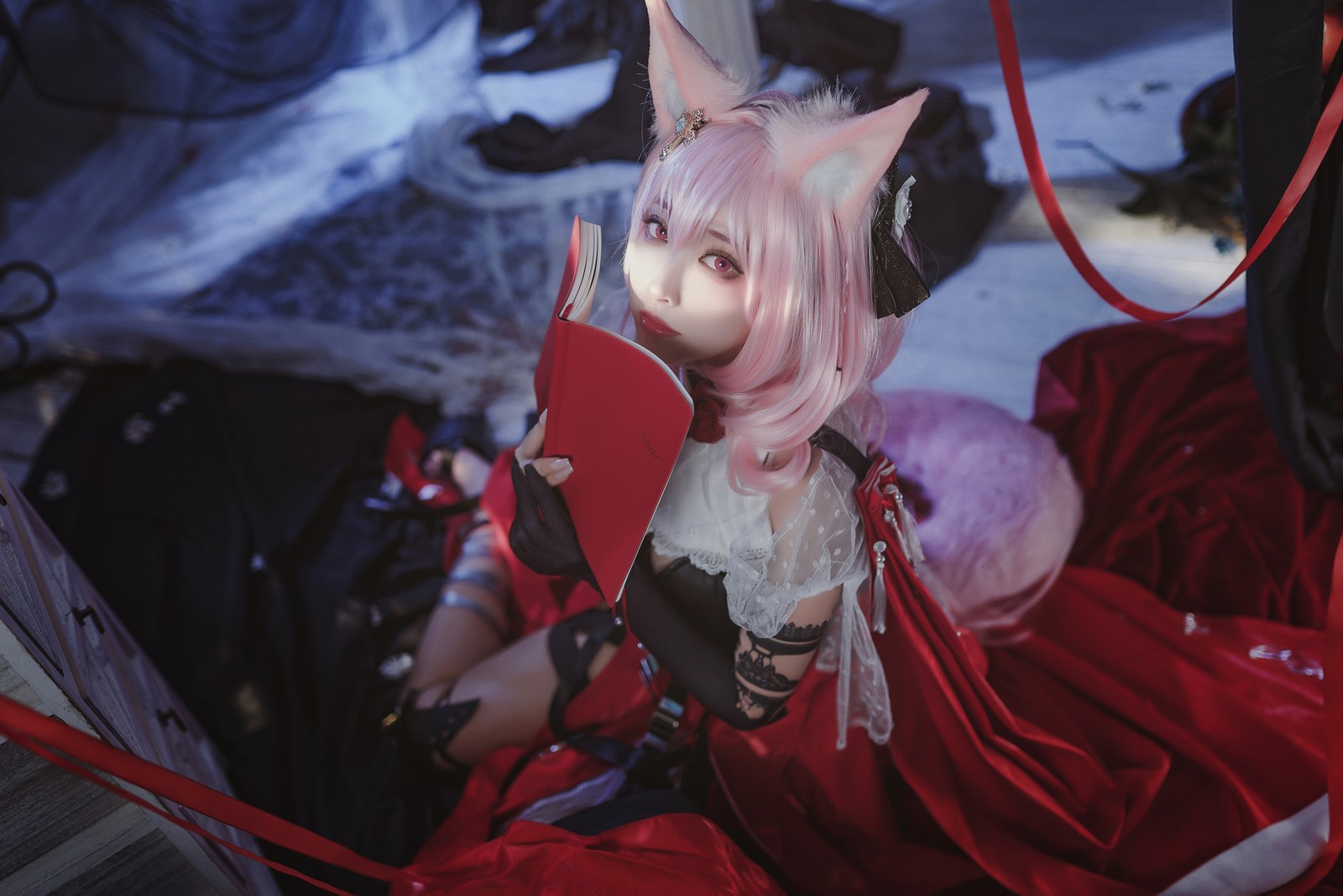 宮本桜 明日方舟 鸿雪 Cosplay 写真｜干员主题 高清图集（18P｜215MB）插图