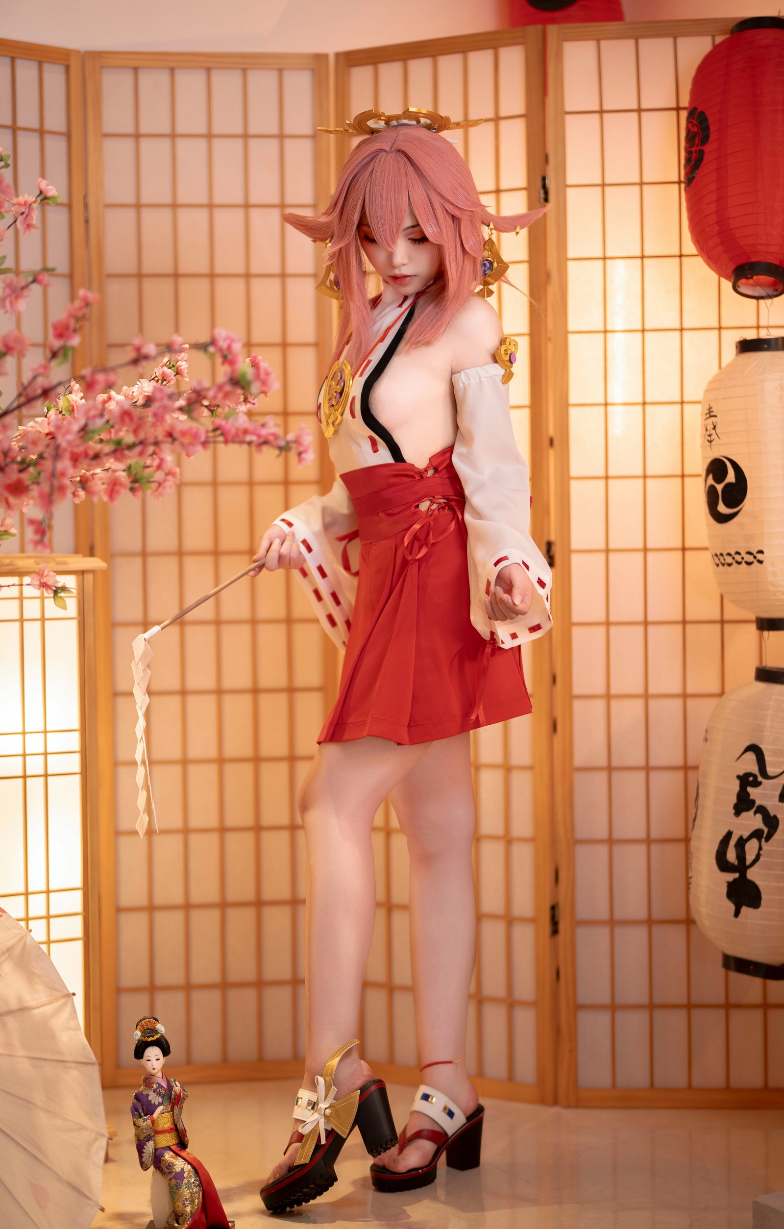 Bangni邦尼 – 八重神子 Cosplay 高清写真集（99P-782MB）原神主题插图3