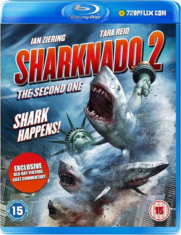 Sharknado 2: The Second One (2014) EXTENDED Dual Audio [Hindi-English] BluRay H264 AAC 1080p 720p 480p Download