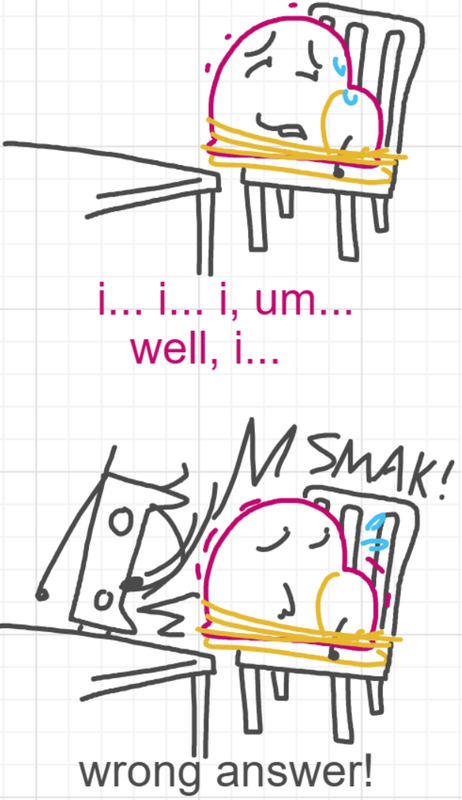 A panel from A Murder On The, episode six of the Board Boards object show by Furretwalk/WalkingFurret.