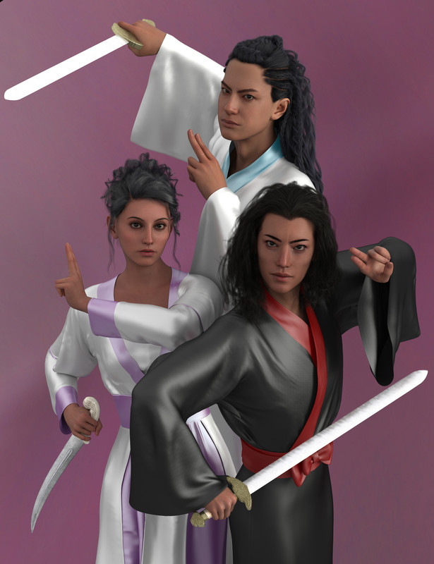 Immortal Heroes Shapes for Genesis 9
