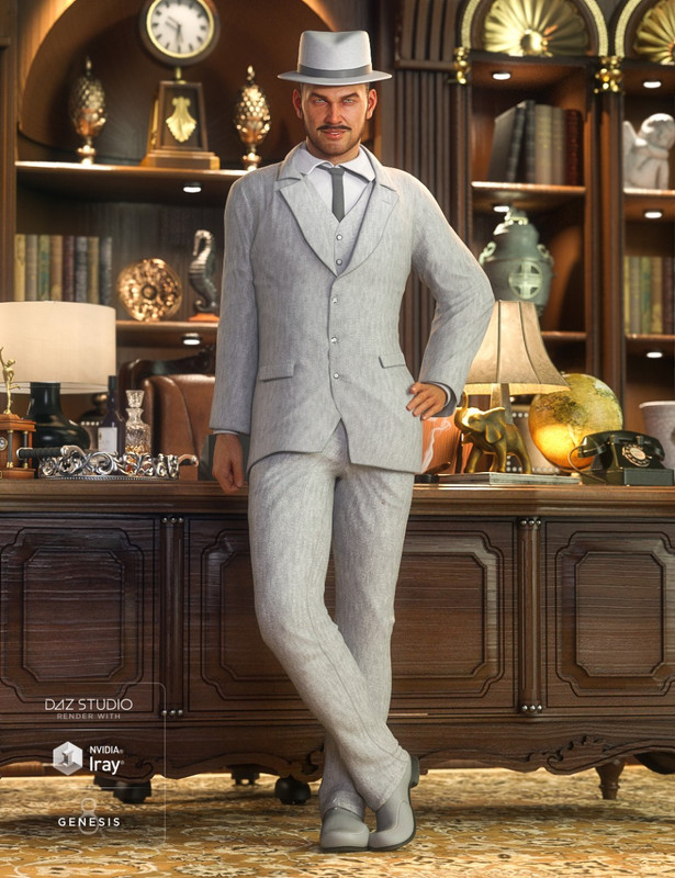 The Chairman HD Outfit for Diego 8 and Genesis 8 Male(s)