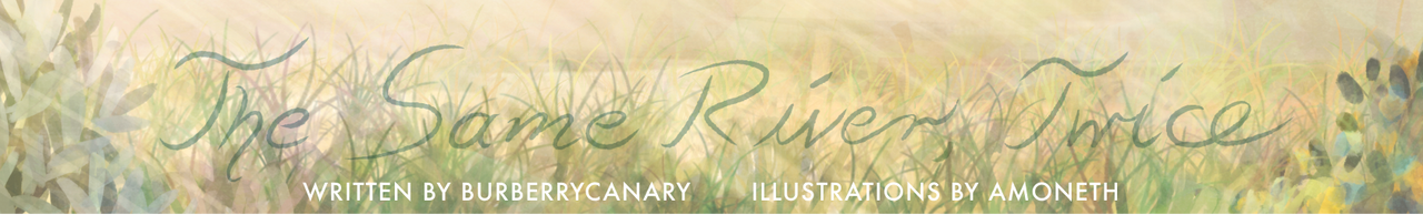 Title banner for The Same River, Twice (The Man is Still Left with his Hands)