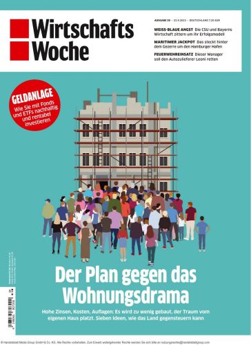 Cover: Wirtschaftswoche Magazin No 39 vom 22  September 2023