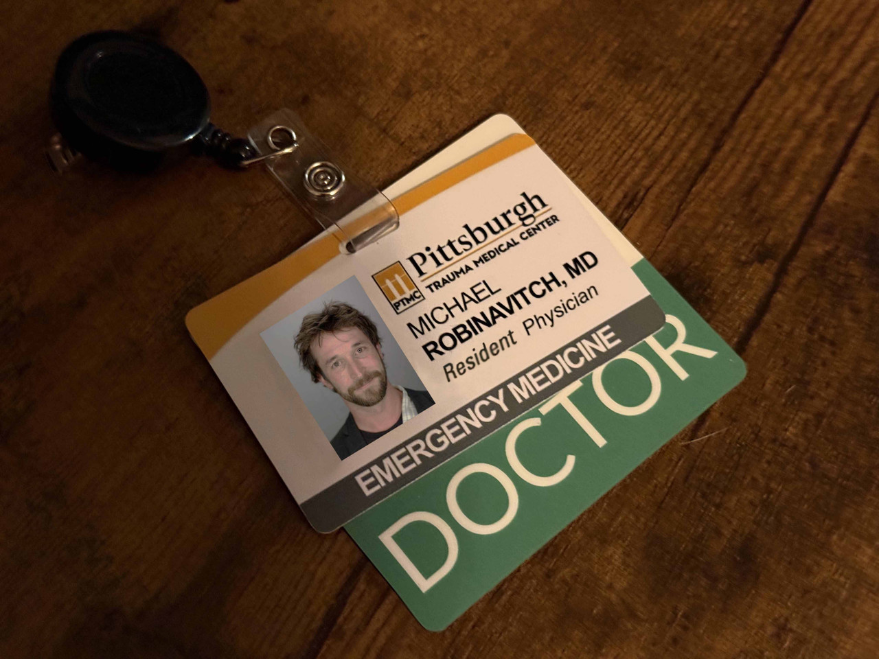Robby's word ID on a table listing him as a resident physician