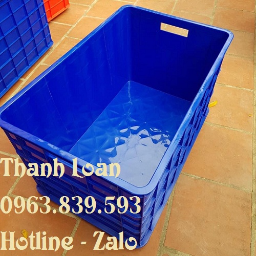 Sóng bít 5 bánh xe đựng hải sản, thùng nhựa đựng nước, thùng nuôi cá 0963839593 Song-nhua-thung-nhua-chu-nhat-co-banh-xe