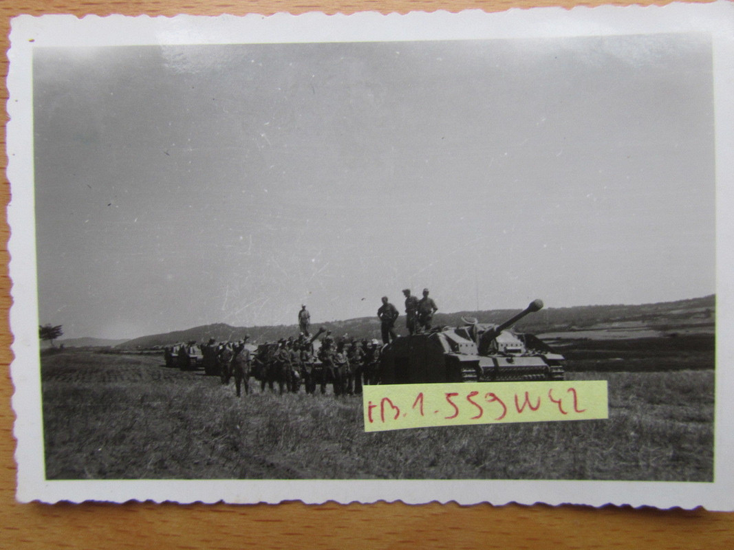 Sturmgeschütz Kolonne b. Neapel - Napoli ITALIEN