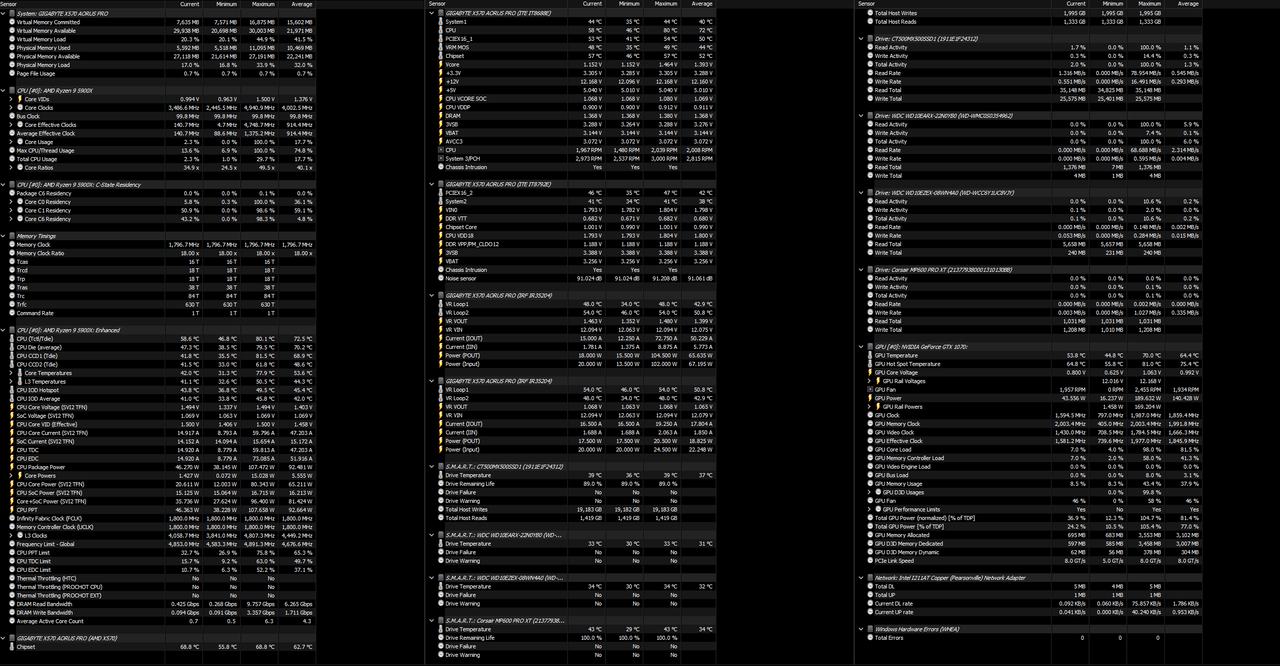 temp cable management e case aperto 26 gradi obs e pj2