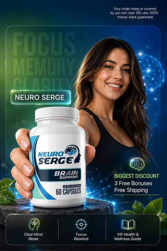 Neuro Serge product marketing with user lifestyle
