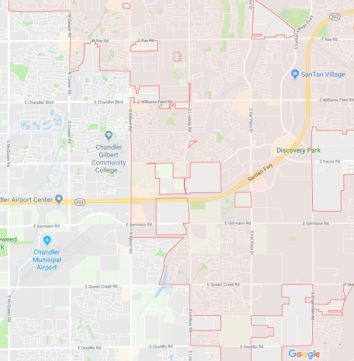 Intel Chandler Campus Map