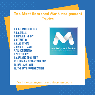 Top Most Searched Math Assignment Topics