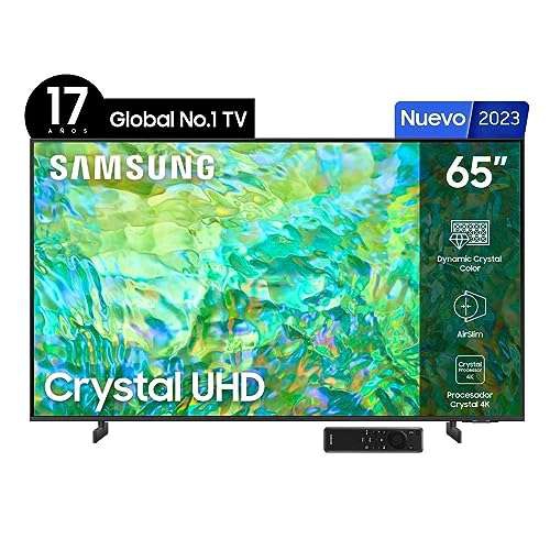 Amazon: Pantalla Samsung de 65 CU 8000 (2023) $10895 