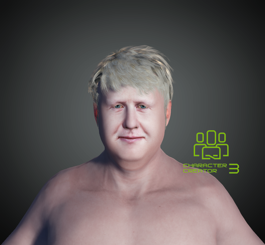 Boris Johnson Reallusion CC3 & iClone