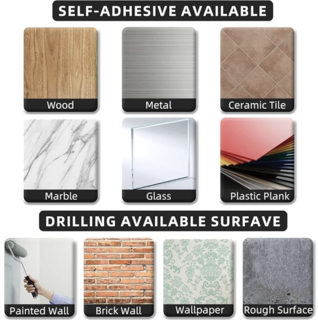 Image showing the self-adhesive installation process