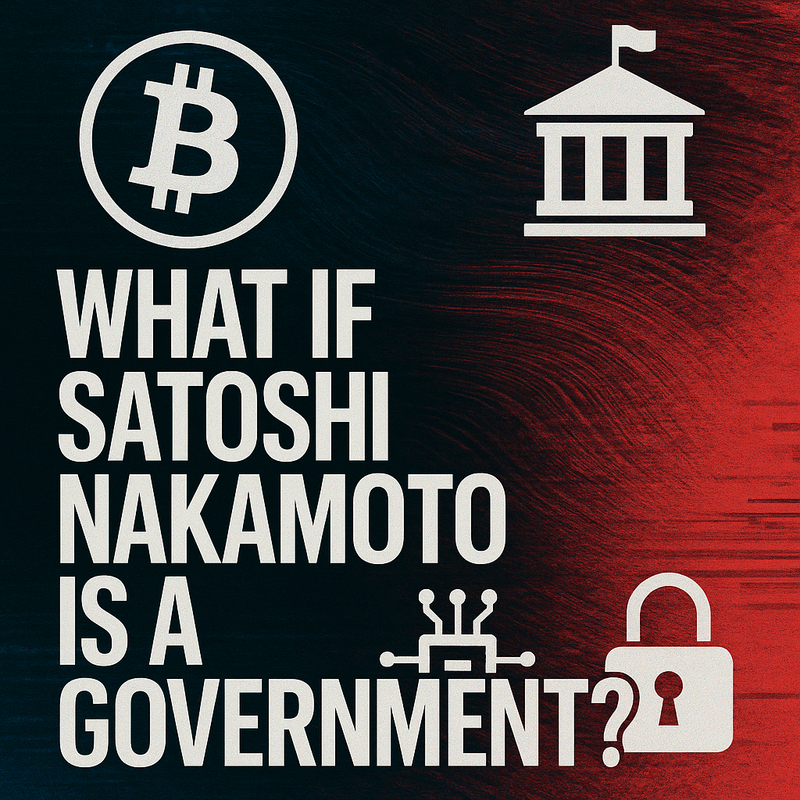 What if Satoshi Nakamoto is a government?