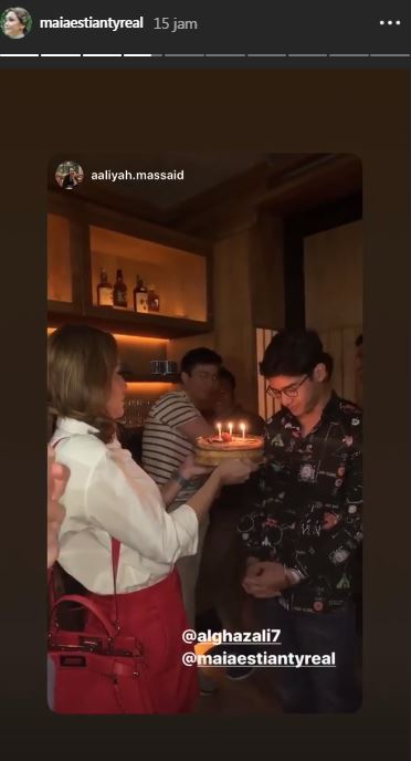 Maia Estianty bawakan kuet tart di perayaan ulang tahun Al Ghazali