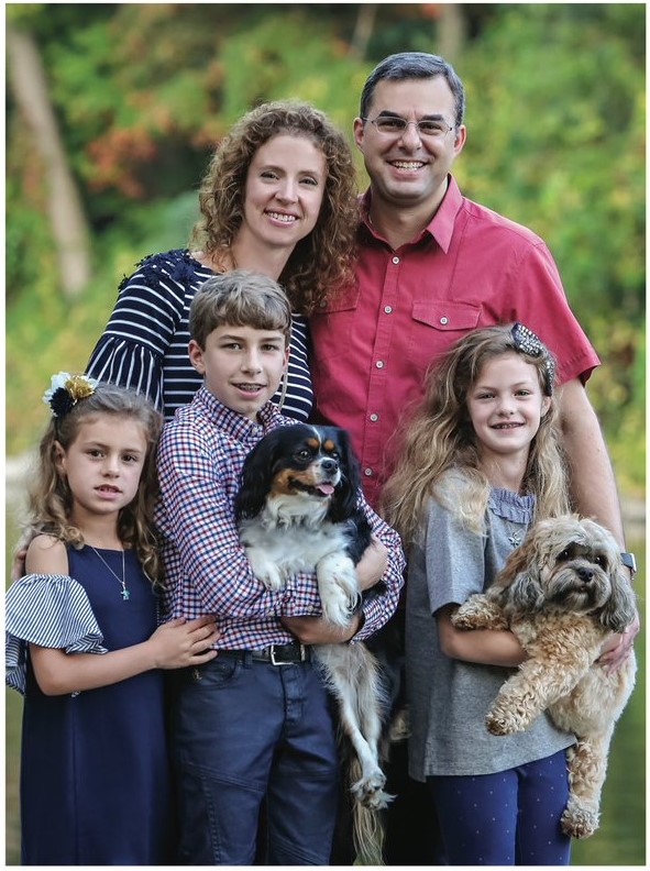 Justin Amash with his family