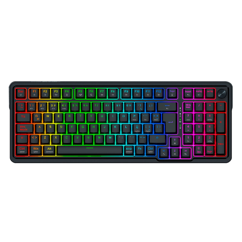 TECLADO REDRAGON EISA K686 MAGNÉTICO RGB BLACK