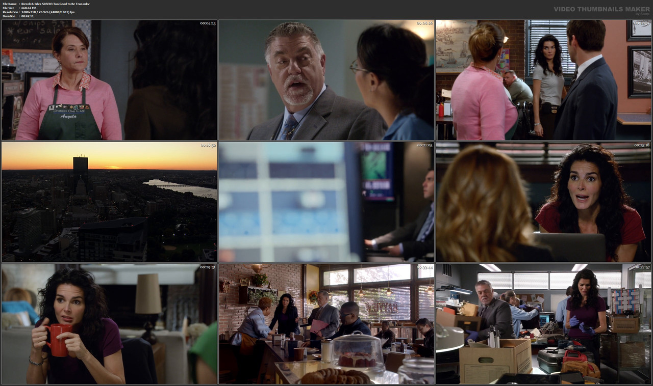 Rizzoli & Isles S05E03 Too Good to Be True.mkv