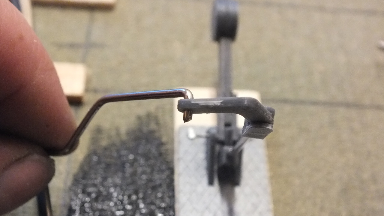 Bahnhof Sägewerk (77) Weichenstellhebel