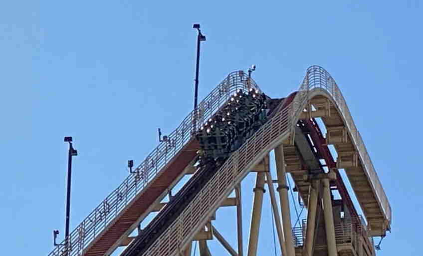 Big Apple Coaster/Manhattan Express Testing Disaster | ParkFans Network