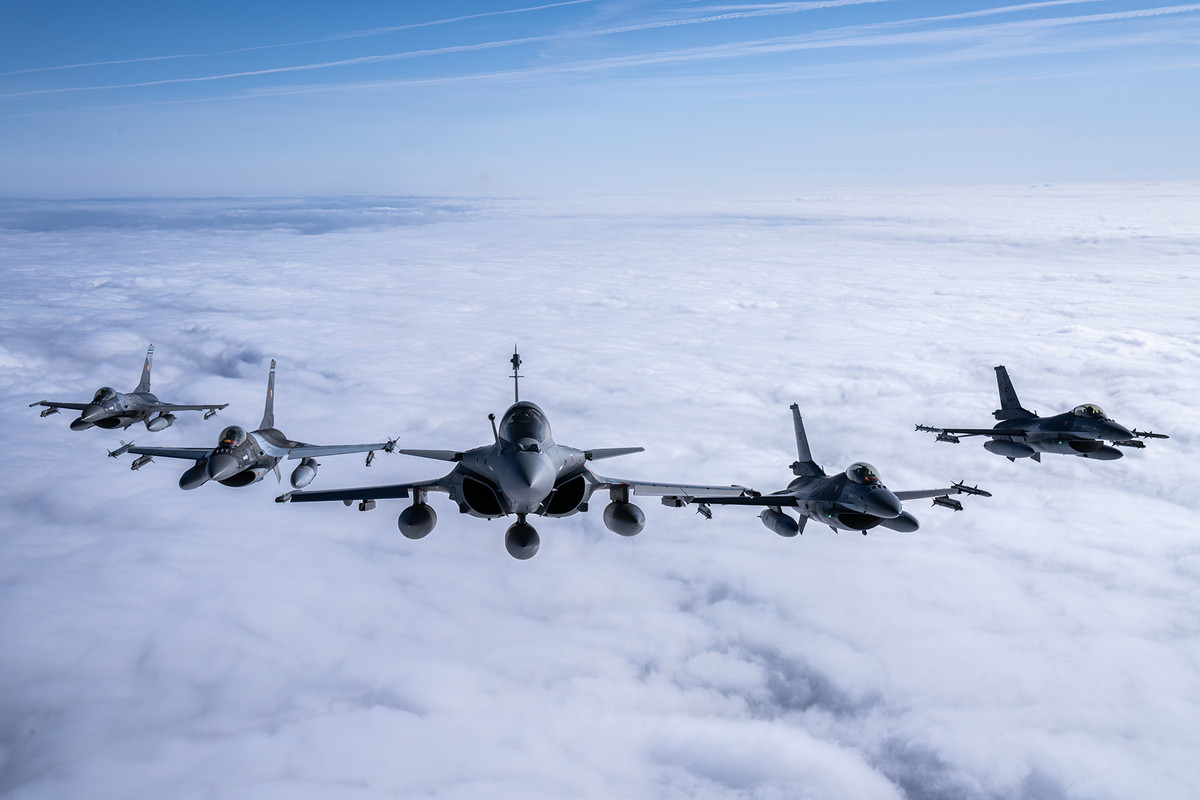  Foto zu Rafale i F 16 četiri ožuj 2024 — Postimages 