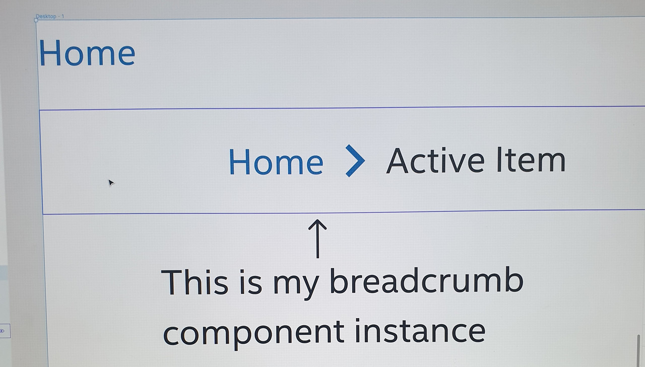 Breadcrumb Component using autolayout isn't working properly r