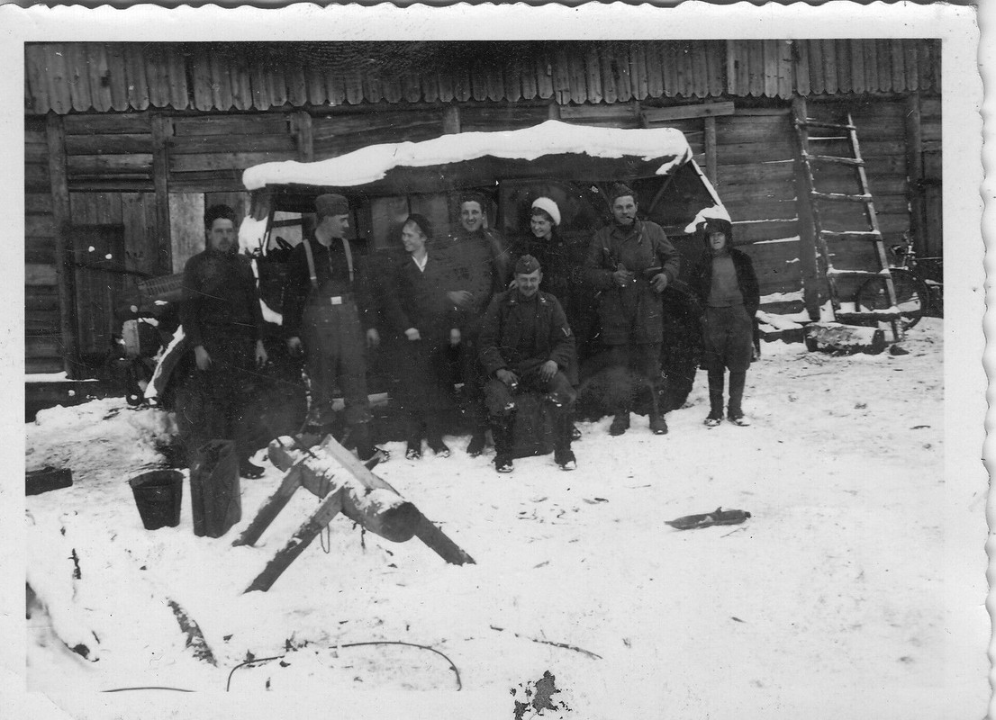 2.Fallschirmjäger Flak-MG Batl.Quartier bei Russ