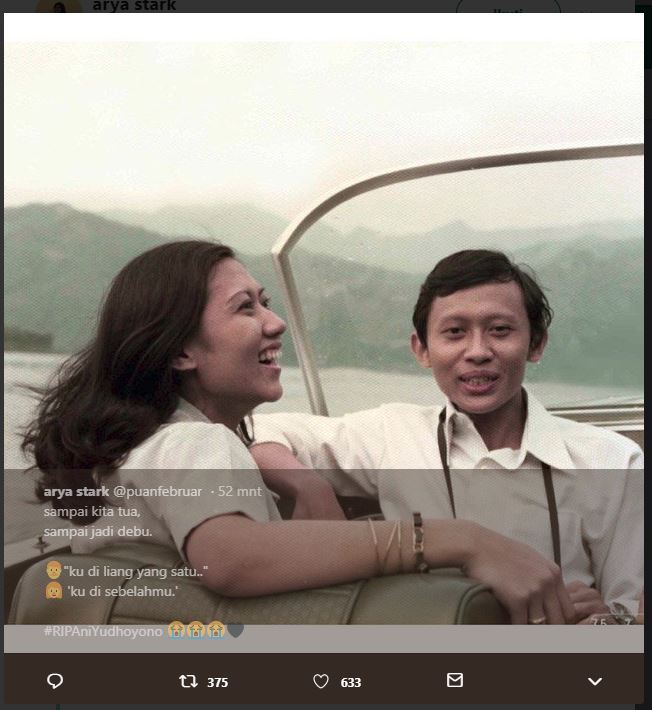 Ani Yudhoyono dan SBY