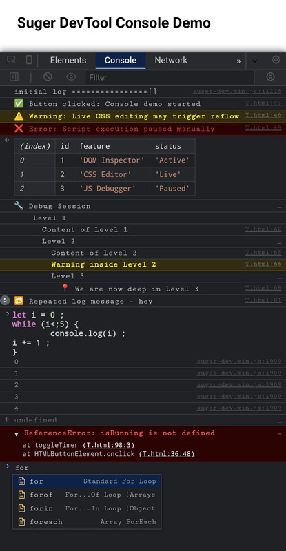 Suger Devtool Preview