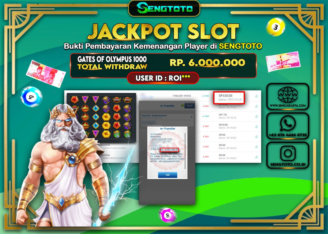 BUKTI PEMBAYARAN SLOT GATES OF OLYMPUS 1000