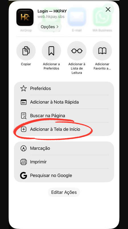 Aplicativo HKPAY 3