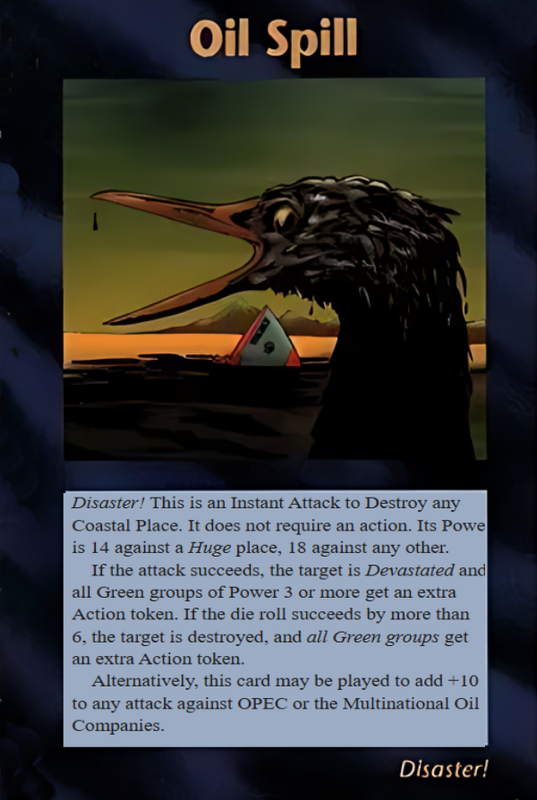 Oil Spill Card