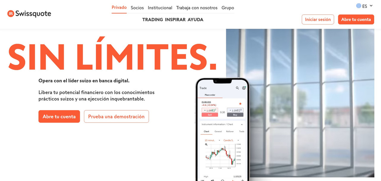 swissquote chile finma regulated swiss bank trading