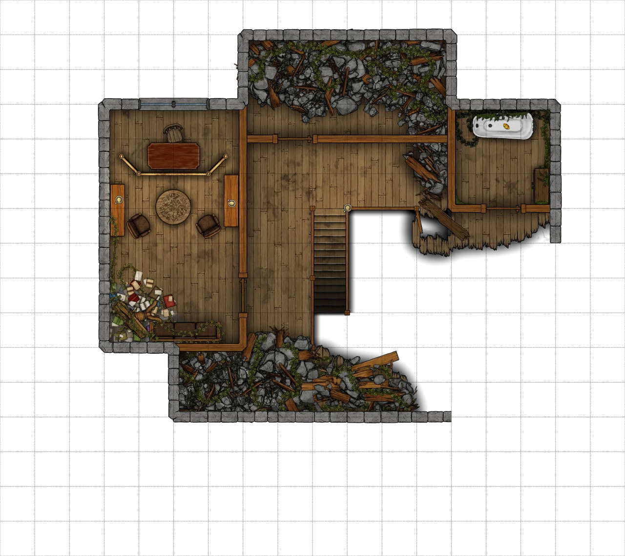 Ash House Upper 18x16 grid