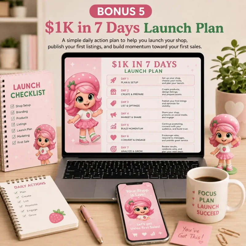 "$1K in 7 Days" Launch Plan