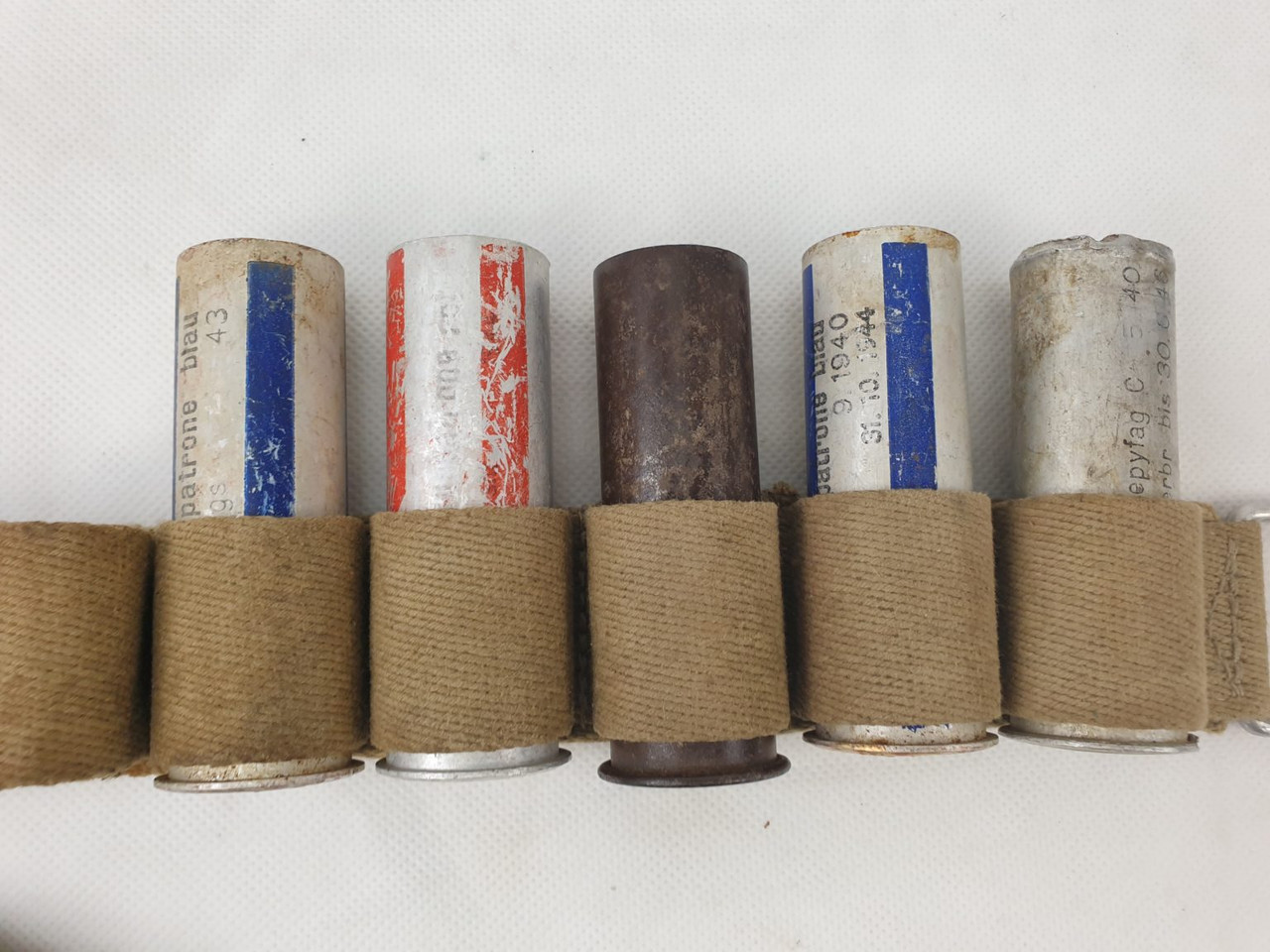 WW2 German Flare Pistol Belt With 5 Inert Cartridges 2 1536x1152