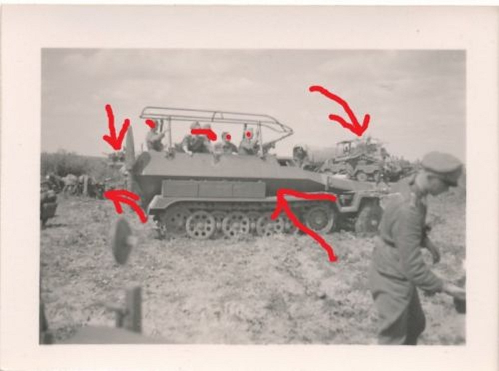 SdKfz 251 Halbkette mit Bügelantenne WK II