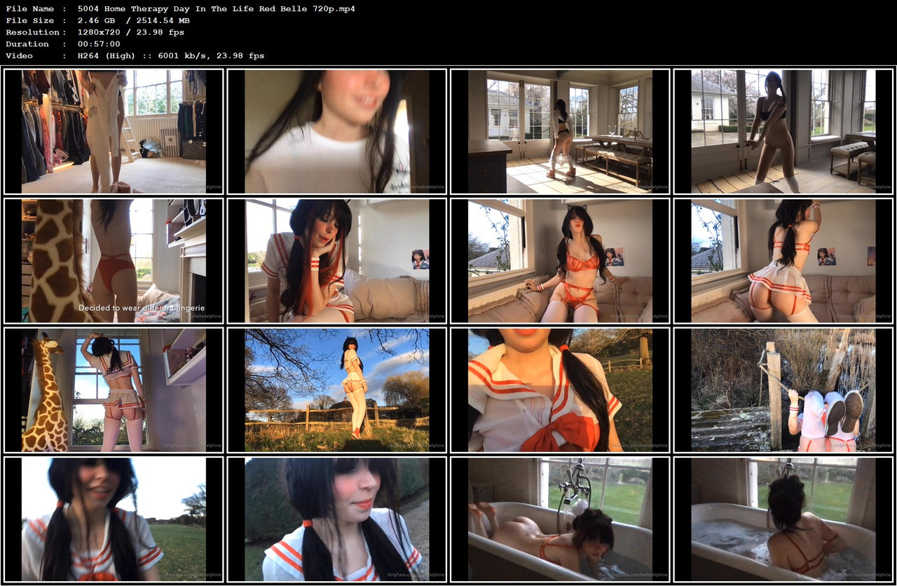 5004 Home Therapy Day In The Life Red Belle 720p mp4