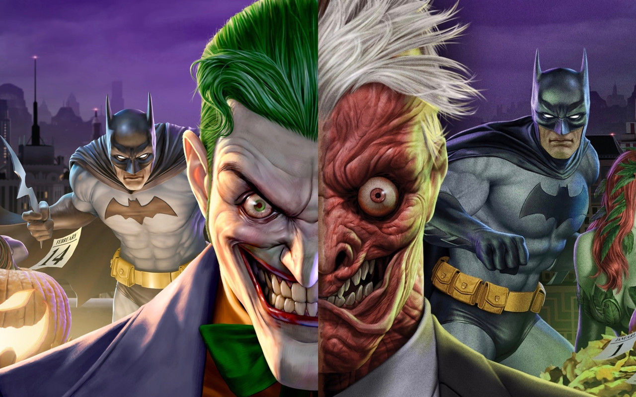 2560x1600-44098-Batman-Two-Face-Joker-Poison-IvyBatman-The-Long
